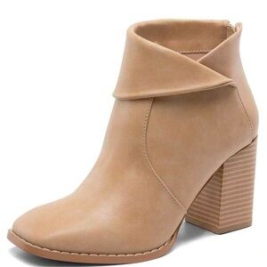 Tan Leather Ankle Boots